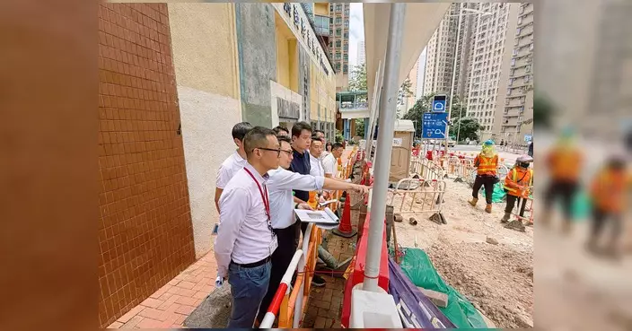 悅庭軒對出升降機工程 料明年中開放使用