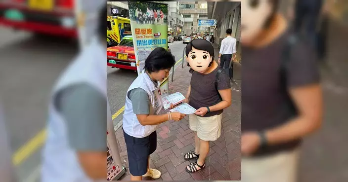 曾卓兒落機即返前線開街站 續聽取街坊社區意見