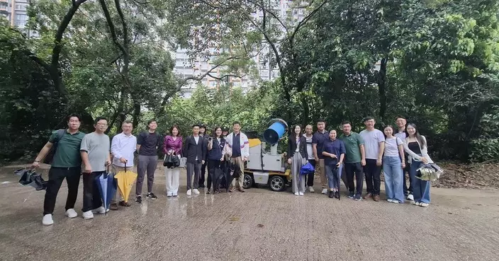 沙田區議員視察烏溪沙新型科技滅蚊措施 了解創新科技應對蚊患防控工作