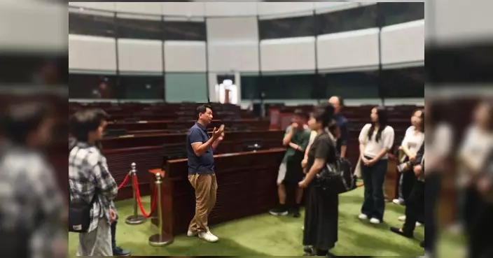 鄧家彪立法會接待大專院校學生 交流青年發展及公共事務議題