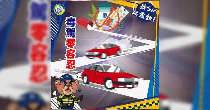 毒駕判囚4個月停牌5年 警方籲駕駛者勿以身試法