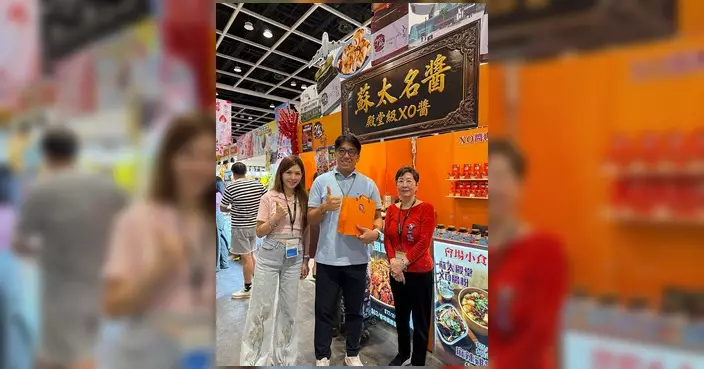 黃永威現身美食博覽最後一日 力撐本地食品工業