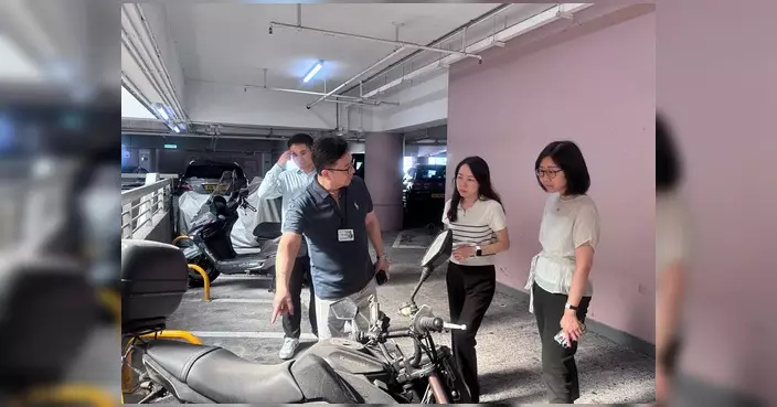黃大仙中心停車場增40多個電單車月租車位 李東江馮健樂多年爭取終落實