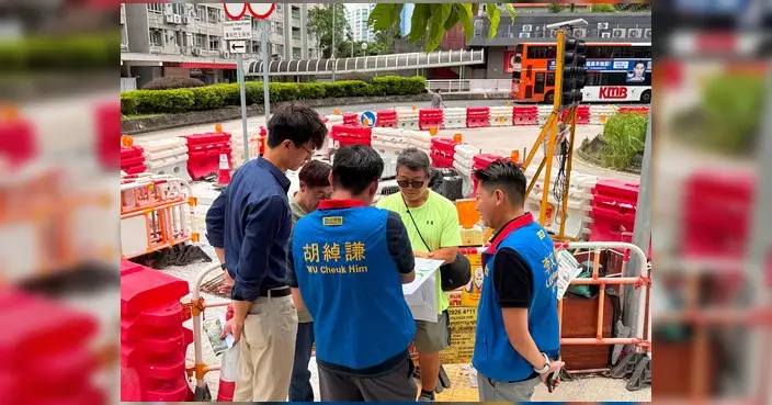 富亨巴士總站擴建工程料年底完成 胡綽謙聯同李文傑實地視察