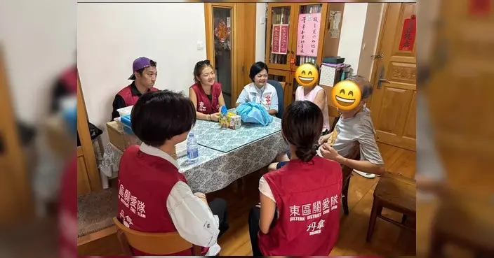 東區關愛隊青年義工探訪獨居及雙老長者 專業力量送上貼心支援