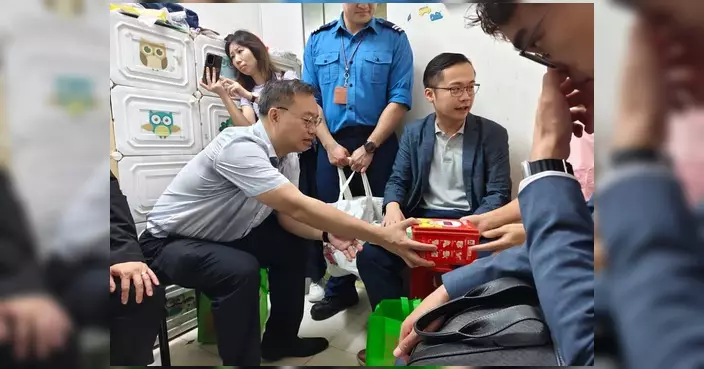 楊子熙出席油尖旺防火關懷活動啟動禮 料逾5,000戶基層家庭受惠