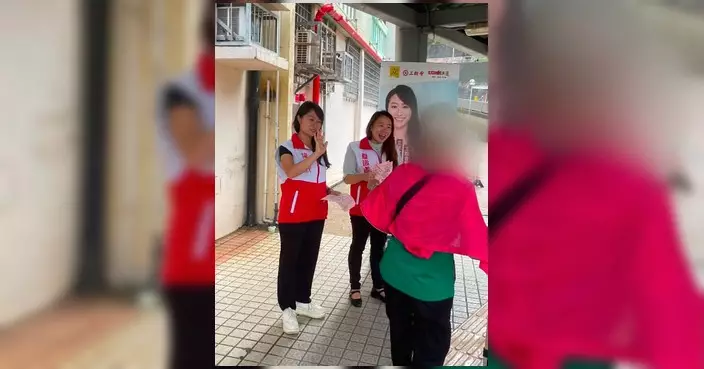 陳穎欣聯同夏泳迦設街站 樂山樓照明問題獲改善