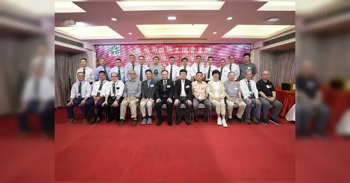 政府司機職工總會41周年聯歡晚會 林振昇到賀祝會務興隆