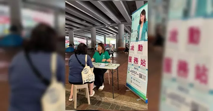 胡詩韻美孚擺街站派發工作報告 呼籲街坊核對選民資格