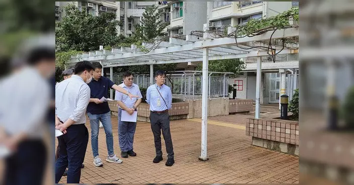 民建聯黃大仙團隊跟進彩輝邨晾曬及休憩設施改善