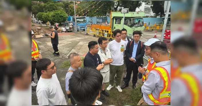 屯門爆水管影響四屋苑 今晚11時起暫停供水搶修