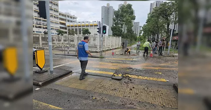 大元邨水管爆裂搶修 大埔中心及廣場低層住戶受影響