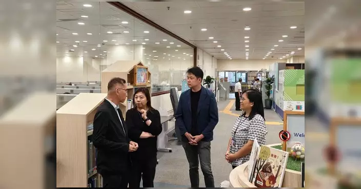 立法會議員李家駒考察黃大仙文化設施 走訪新蒲崗圖書館及鑽石山活水公園