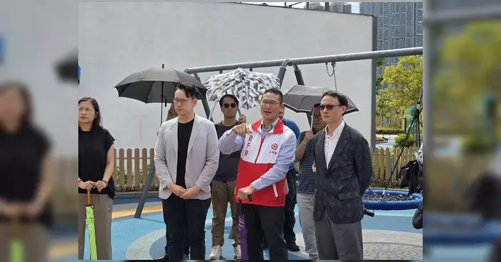 將軍澳南公園設施再視察 建築署加裝去水位改善積水