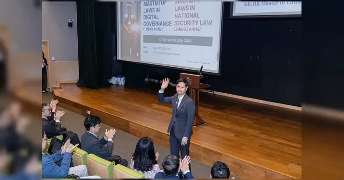 吳傑莊出席教大法學碩士迎新 與學生探討數碼治理與國家安全