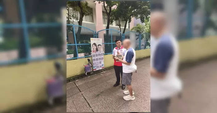 彭熠銘偉景花園設流動服務站 收集《建築物管理條例》修訂意見