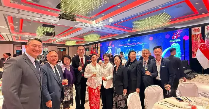 方國珊出席新加坡國慶活動 冀兩地加強交流合作