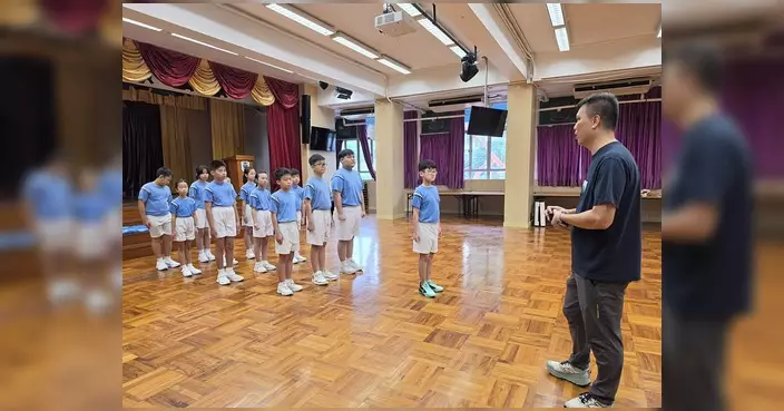 大埔少年警訊中式步操訓練備戰大匯操 9月19日寶湖道足球場舉行