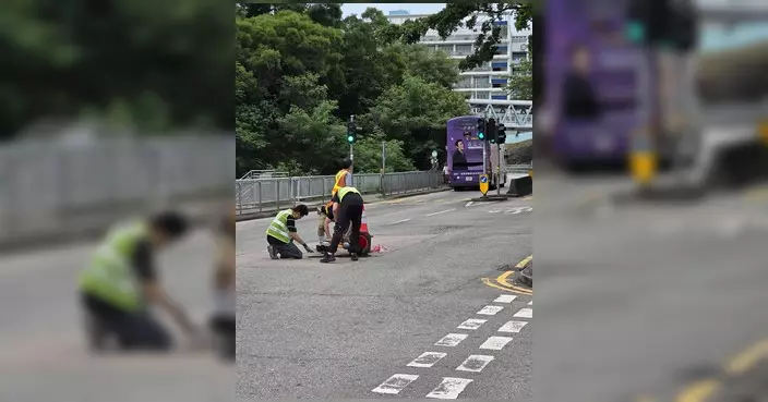 寮肚路鹹水管爆裂 附近屋苑沖廁水供應受影響