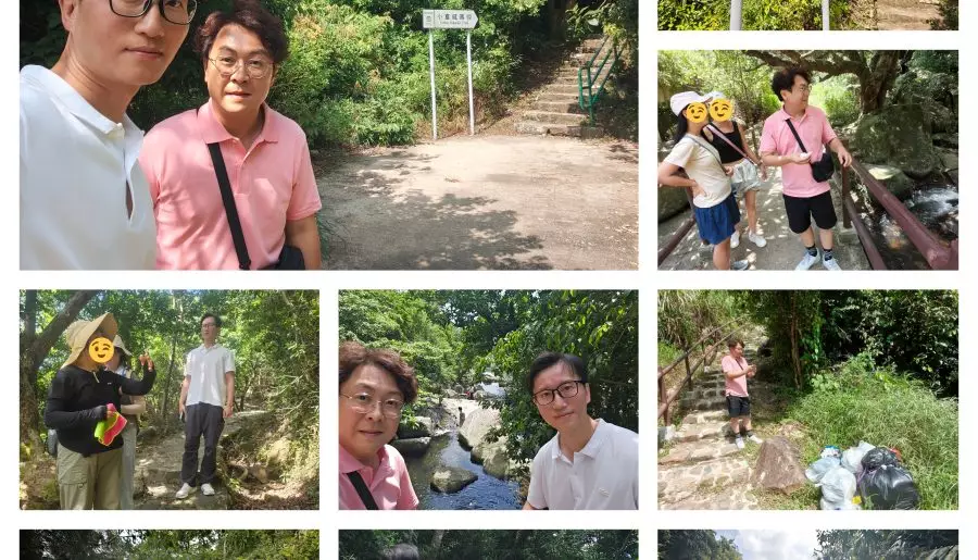 跟進市民反映小夏威夷徑損毀及蓮苑台瀑布垃圾情況