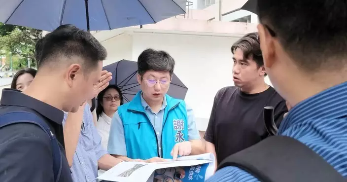 屯門青山公路水管改善工程第四季展開 謝永恒聯同區議員實地視察