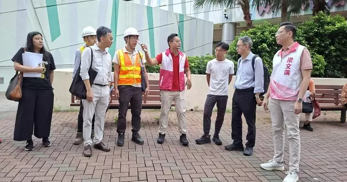 開學日海泓道渠務工程致巴士站遷移 陸子峯與文廣視察交通運作