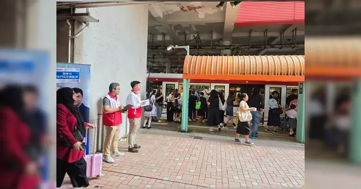 開學日視察屯門交通 馮沛賢聯同龔澤鏗跟進巴士輕鐵情況