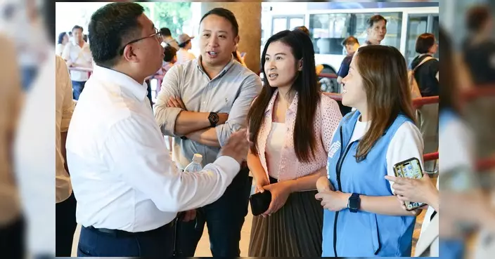 徐曉杰等區議員聯同運輸署九巴 實地視察長安站改善三線候車秩序