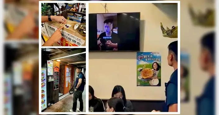 屯門警區商場食肆宣傳防騙 提醒市民牢記18222熱線