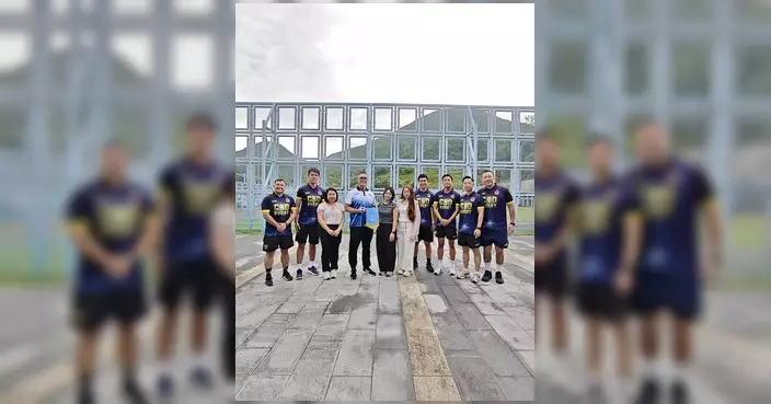 林詠欣聯同南區青年協會訪赤柱馬坑監獄 辦青年欖球體驗及生涯規劃活動