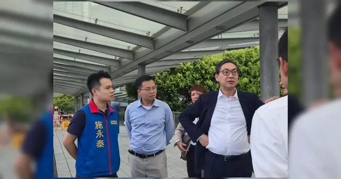 施永泰聯同議員運輸署探討IFC停車場出口開放入口改善中區車流