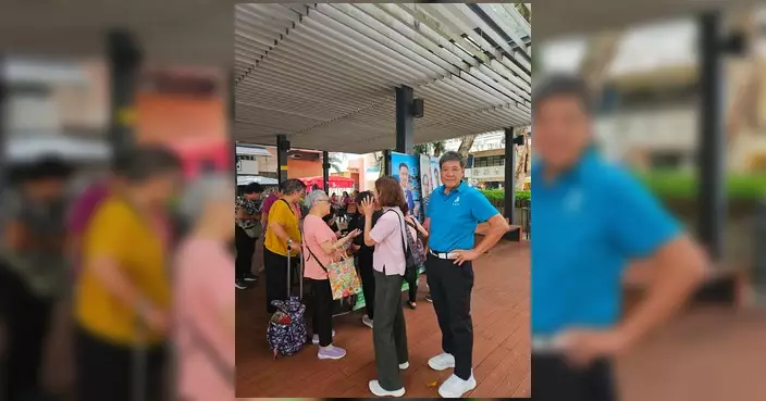 陳權軍聯同李天賜王水生團隊西貢派月餅券聽取民意