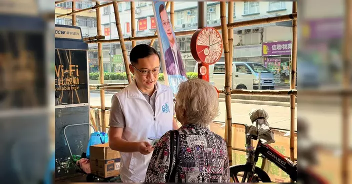 關煒曦油麻地佐敦設街站 派工作報告匯報過去一年半工作重點