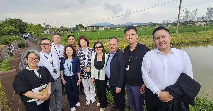 梁美芬率60多位立法會同事考察北都 條例草案已審議近半