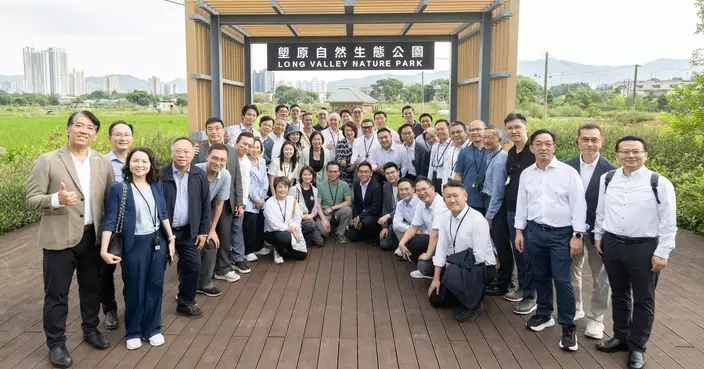 立法會第三次考察北都 何俊賢走訪古洞北塱原燕崗村