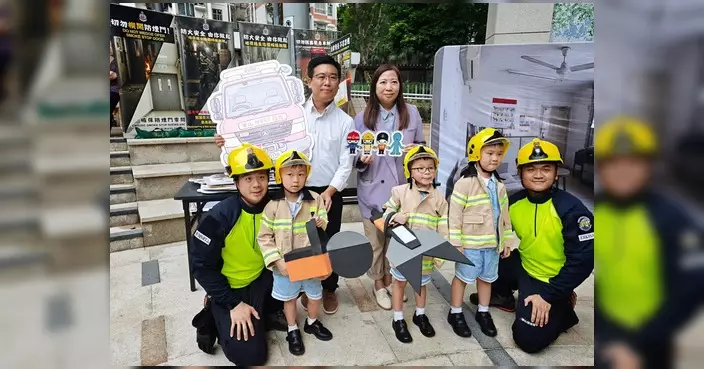 陳龍傑出席石硤尾區防災應急活動日 跨齡街坊齊學極端天氣應急知識