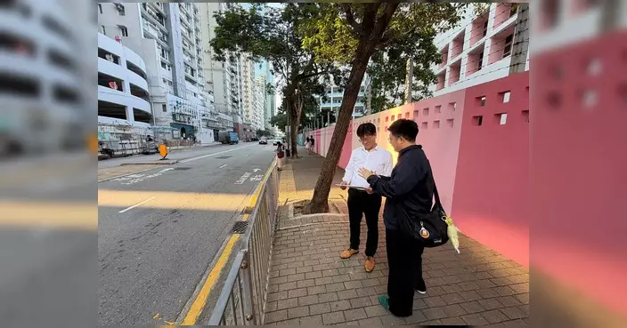 太北團隊視察嘉諾撒書院外交通 爭取加設橙色警示提醒司機減速