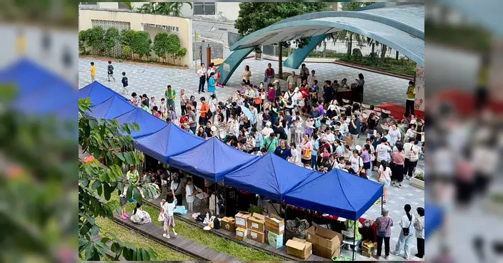深水埗區關愛隊蘇屋小區辦中秋燈謎會 街坊齊聚燕子亭同樂
