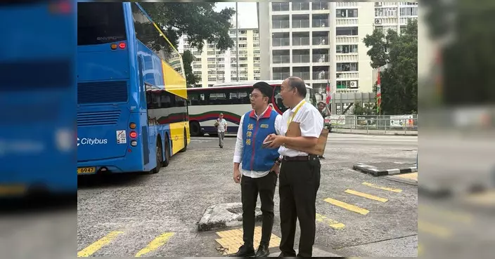華富南站91A月台新安排今日起實施 候車人龍遠離行車道