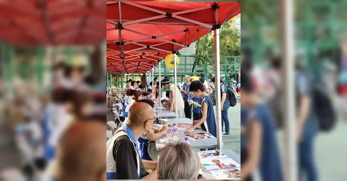 湖景關愛隊辦國慶嘉年華 文藝表演攤位遊戲與街坊同樂