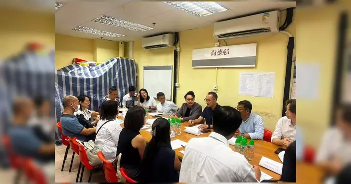 鄭宇曦與工聯會西貢團隊跟進將軍澳屋邨治安及管理