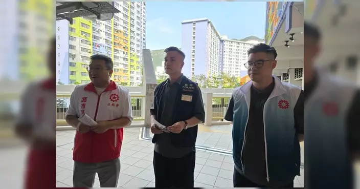 馮沛賢聯同屯門警區推廣防騙資訊 加強前線保安及食肆防罪意識