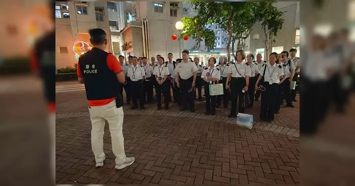 屯門警區走進龍門居 與保安前線交流防騙訊息