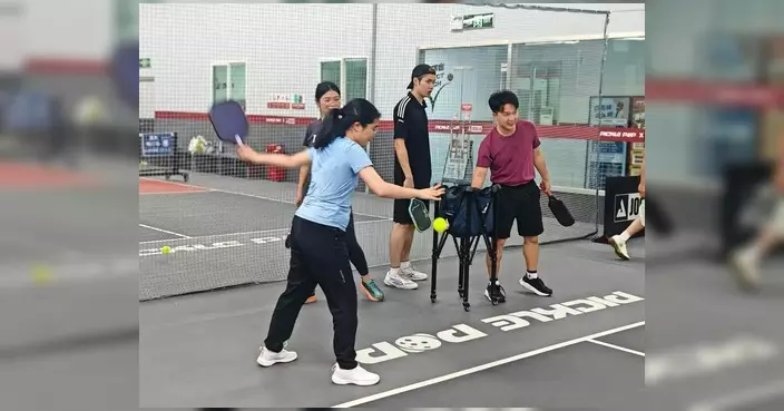 鄭宇曦與工會青年會員體驗匹克球 同樂日圓滿舉行