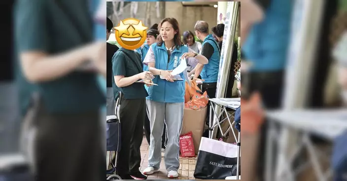 東涌中關愛隊映灣園藍天海岸設街站 與200名街坊交流兼招募會員