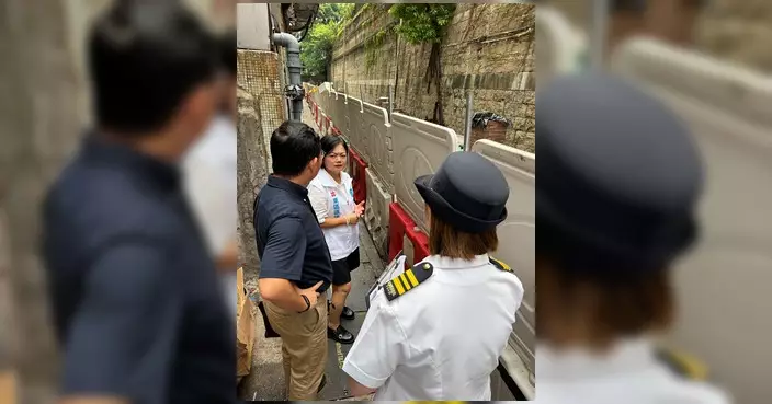 東區關愛隊聯同食環署巡視社區 要求七姊妹道加設狗糞箱