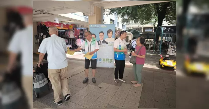 左滙雄愛民邨設街站收集意見 街坊盼休憩處座椅加設上蓋
