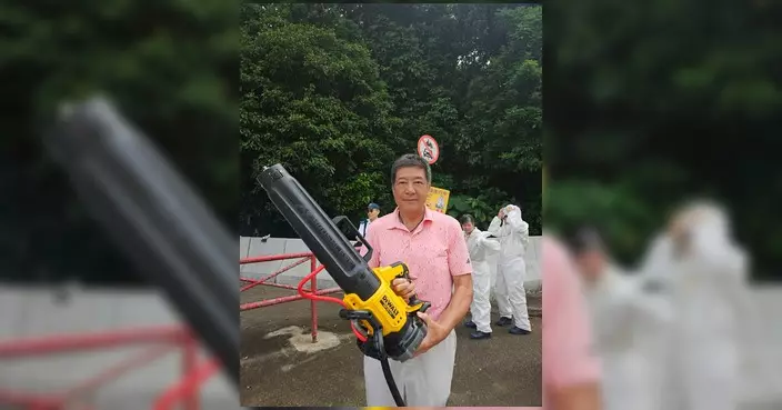 陳權軍議員辦事處實地視察食環署新型霧化滅蚊設備