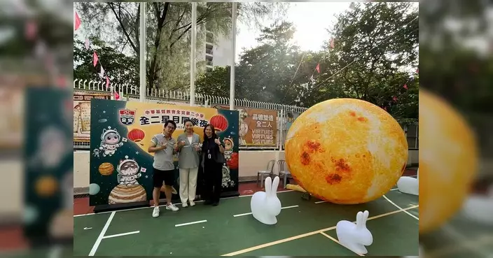 中華基督教會全完第二小學舉辦中秋晚會 郭慧敏應邀出席與師生同樂