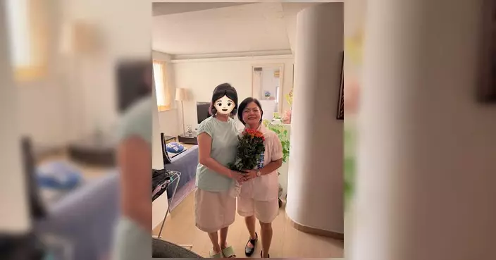 東區區議員曾卓兒訪百福花園跟進牆壁裂痕 赴健威花園探長者送福袋